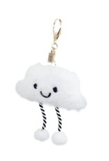 Jane The Brand The Phoebe Bag Charm  - White Cloud Plush