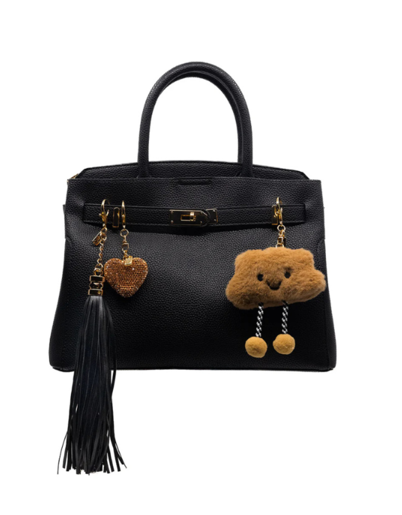 Jane The Brand The Phoebe Bag Charm  - Black Tassel