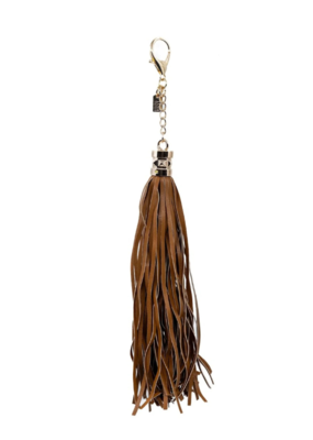 Jane The Brand The Phoebe Bag Charm  - Brown Tassel