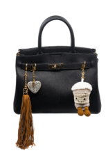 Jane The Brand The Phoebe Bag Charm  - Brown Tassel