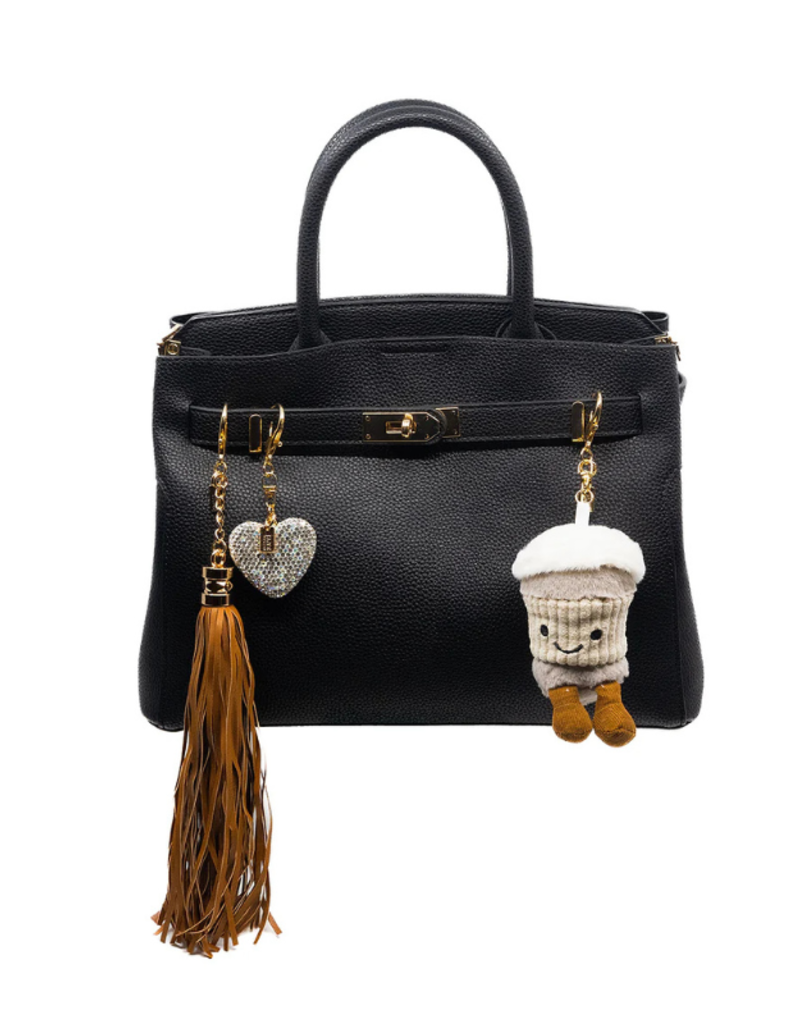 Jane The Brand The Phoebe Bag Charm  - Brown Tassel