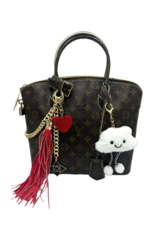 Jane The Brand The Phoebe Bag Charm  - Red Tassel