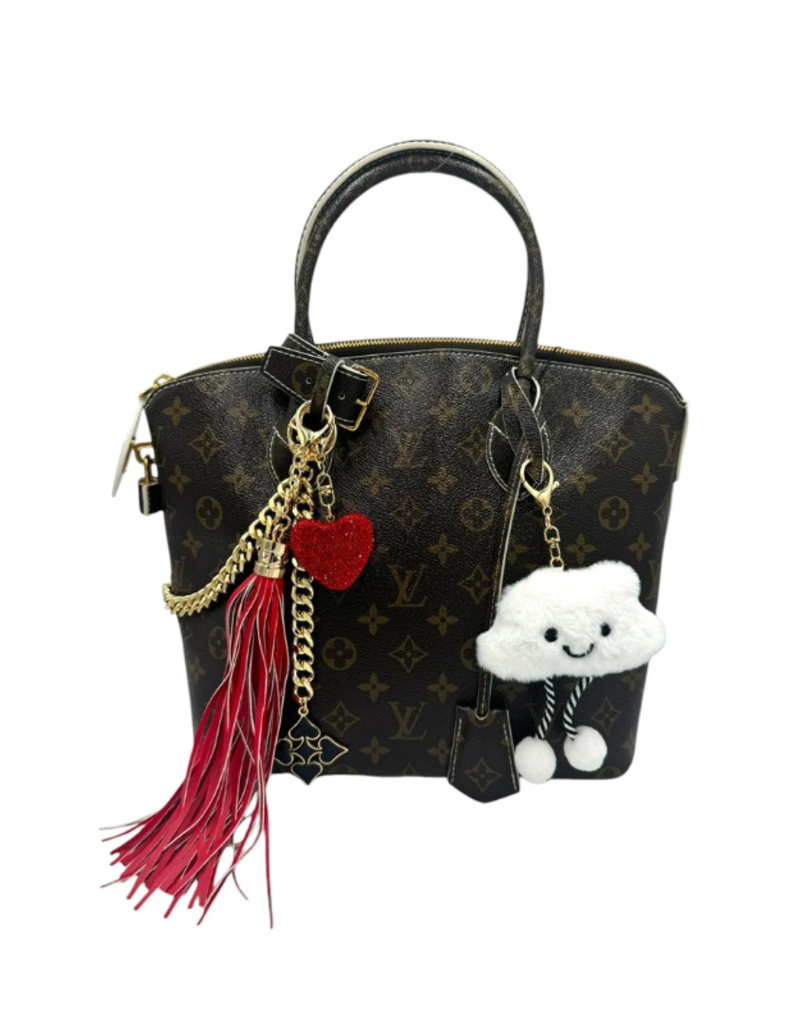 Jane The Brand The Phoebe Bag Charm  - Red Tassel
