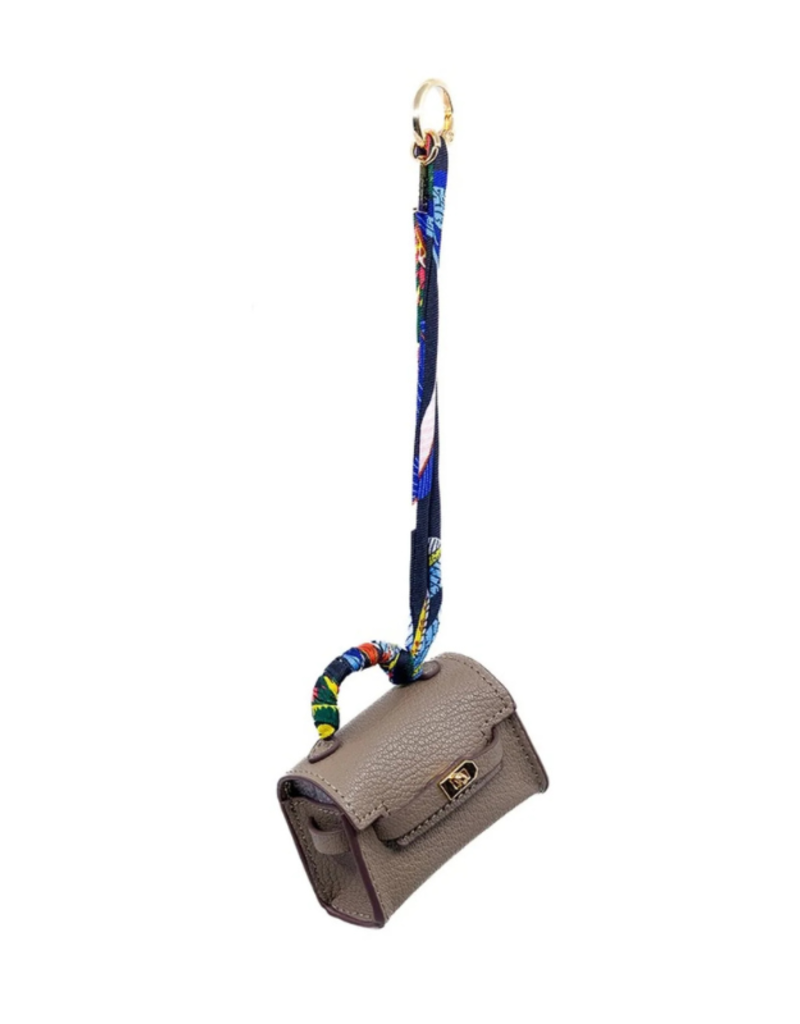 Jane The Brand The Dellacort Bag Charm  - Mini Birkin Putty + Heart