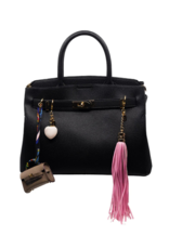 Jane The Brand The Dellacort Bag Charm  - Mini Birkin Putty + Heart