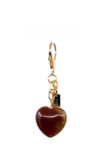 Jane The Brand The Dellacort Bag Charm  - Mini Birkin Orange + Heart