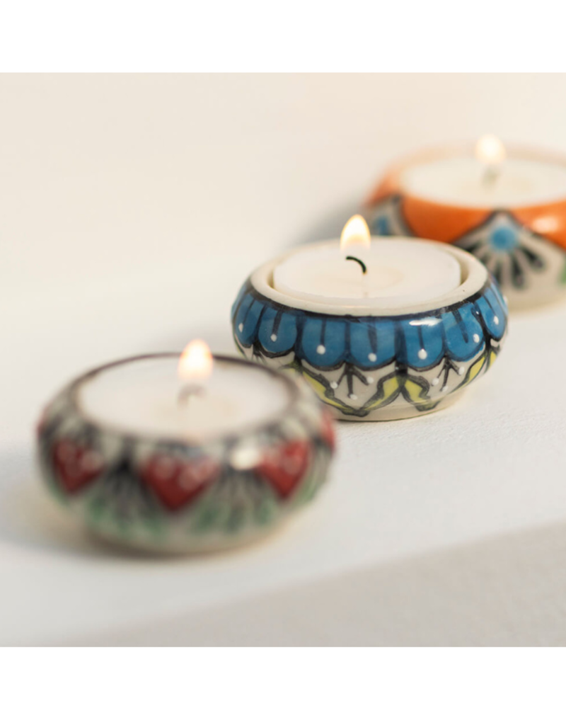 Orange Tealight Holder