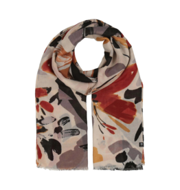 v. Fraas Wild Flower Scarf in Cashew by Fraas
