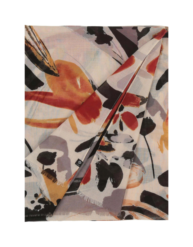 Fraas Wild Flower Scarf in Cashew by Fraas