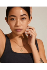 PILGRIM Nomad Coin Necklace in Gold by Pilgrim