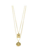PILGRIM Valkyria Necklace in Gold by Pilgrim
