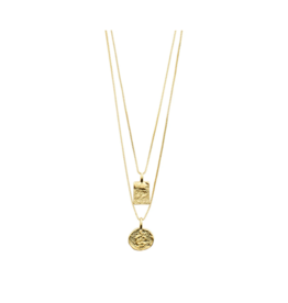 PILGRIM Valkyria Necklace in Gold by Pilgrim