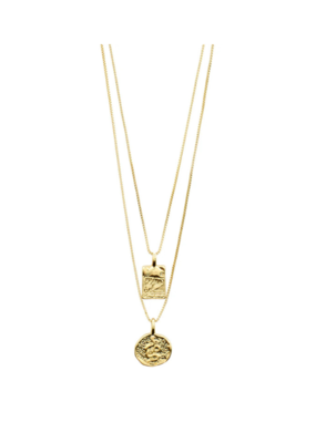 PILGRIM Valkyria Necklace in Gold by Pilgrim