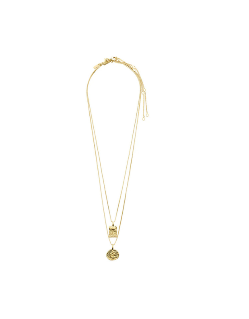 PILGRIM Valkyria Necklace in Gold by Pilgrim