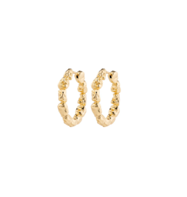 PILGRIM Tide Hoop Earrings in Gold by Pilgrim
