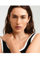 PILGRIM Tide Hoop Earrings in Gold by Pilgrim