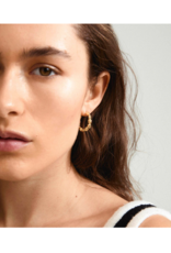 PILGRIM Tide Hoop Earrings in Gold by Pilgrim