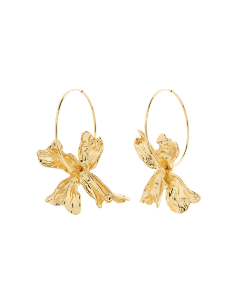 PILGRIM Dream Hoop Earrings in Gold by Pilgrim