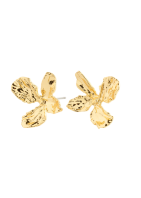PILGRIM Dream Stud Earrings in Gold by Pilgrim