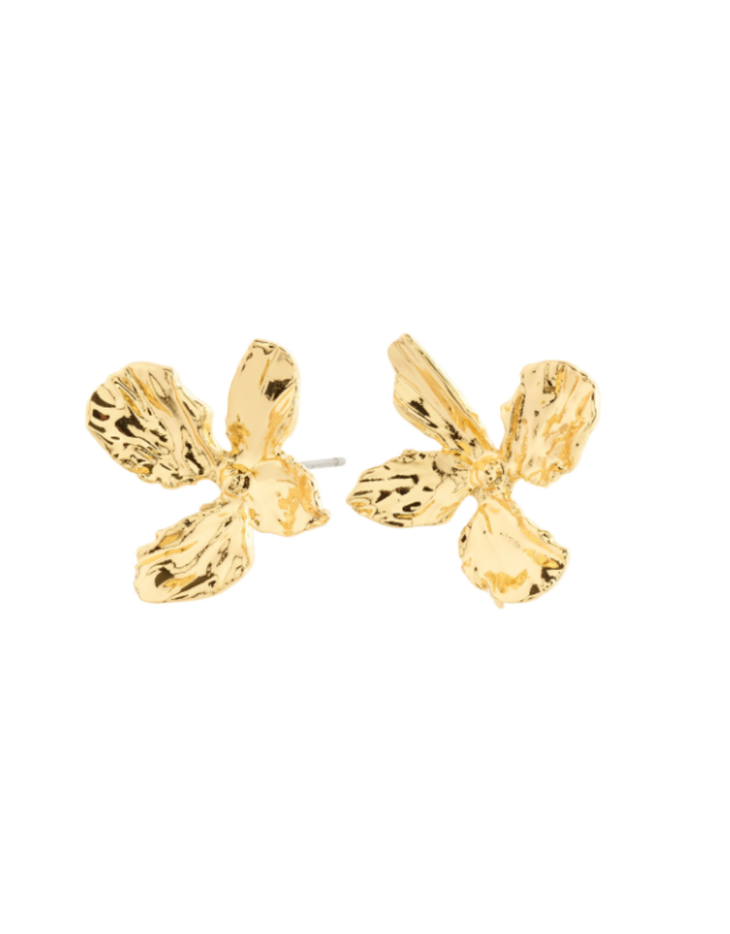 PILGRIM Dream Stud Earrings in Gold by Pilgrim