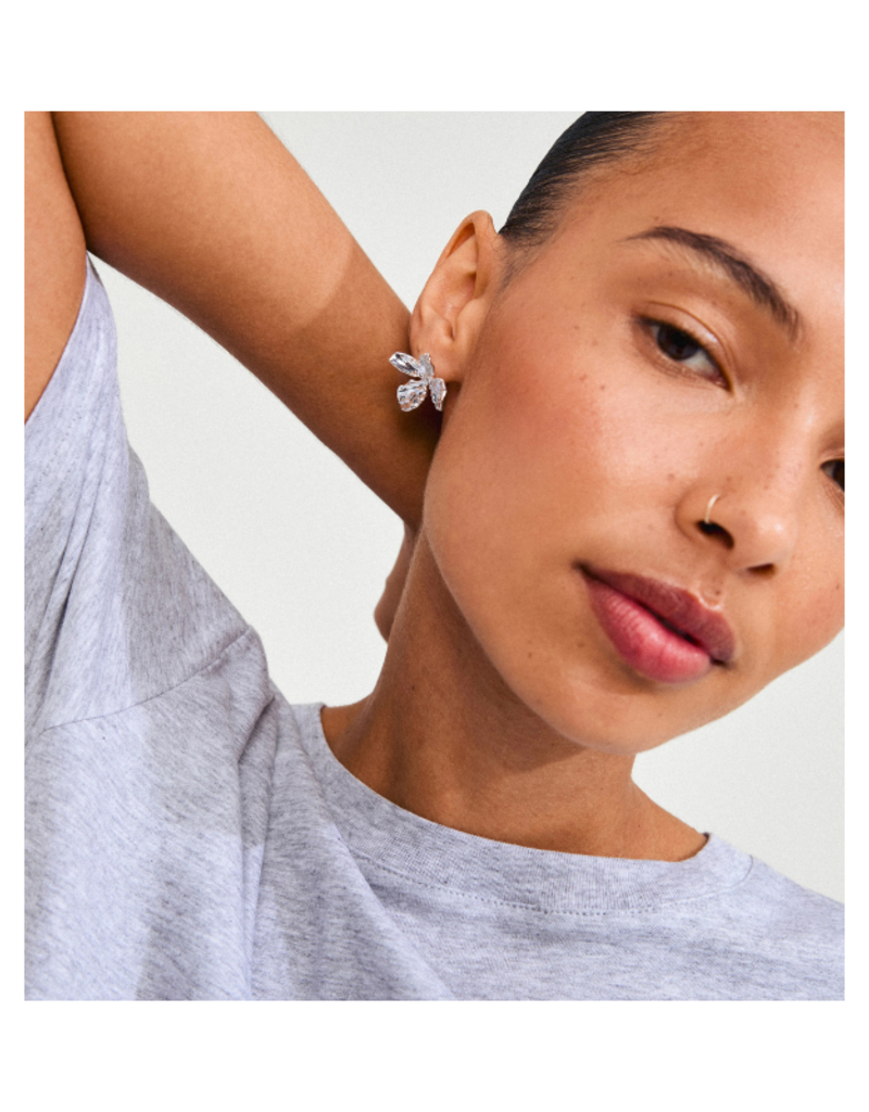 PILGRIM Dream Stud Earrings in Silver by Pilgrim