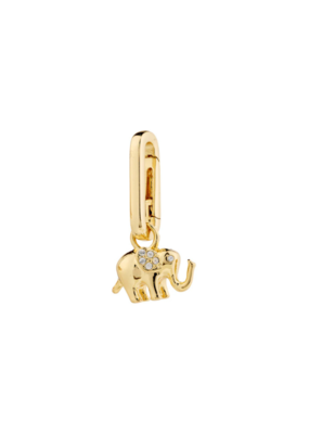 PILGRIM Gold Elephant Charm by Pilgrim