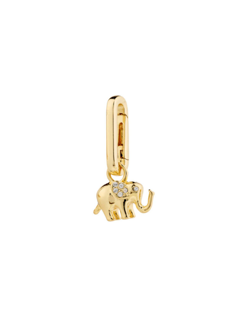 PILGRIM Gold Elephant Charm by Pilgrim