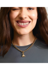 PILGRIM Gold Elephant Charm by Pilgrim