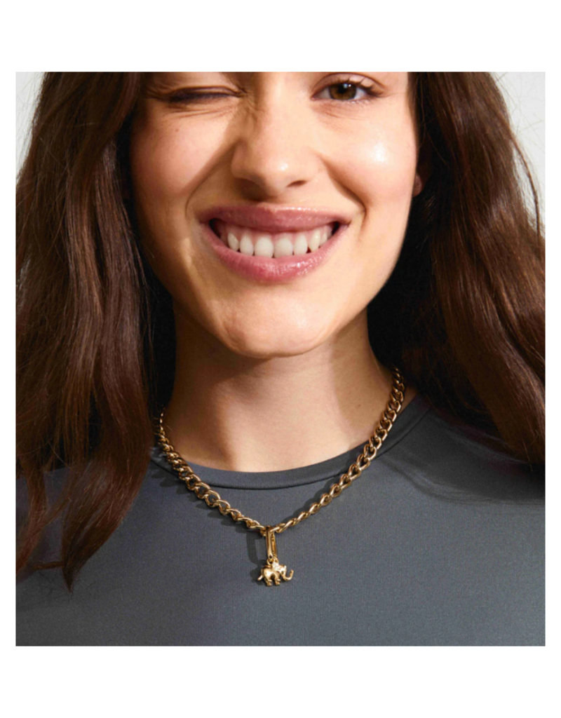 PILGRIM Gold Elephant Charm by Pilgrim
