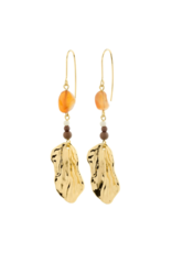 PILGRIM Eclipse Earrings in Gold by Pilgrim