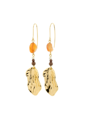 PILGRIM Eclipse Earrings in Gold by Pilgrim