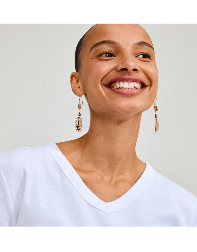 PILGRIM Eclipse Earrings in Gold by Pilgrim