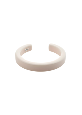 PILGRIM Eclipse Bangle in White Silver by Pilgrim