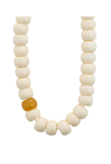 PILGRIM Eclipse Necklace in White Silver by Pilgrim