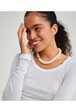 PILGRIM Eclipse Necklace in White Silver by Pilgrim