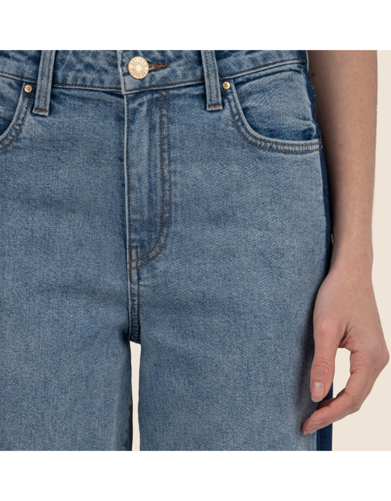 Kut from the Kloth Charlotte Side Shadow in Intense Wash by Kut from the Kloth