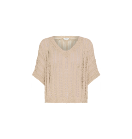 b.young Marax V-Neck Jumper in Humus by b.young