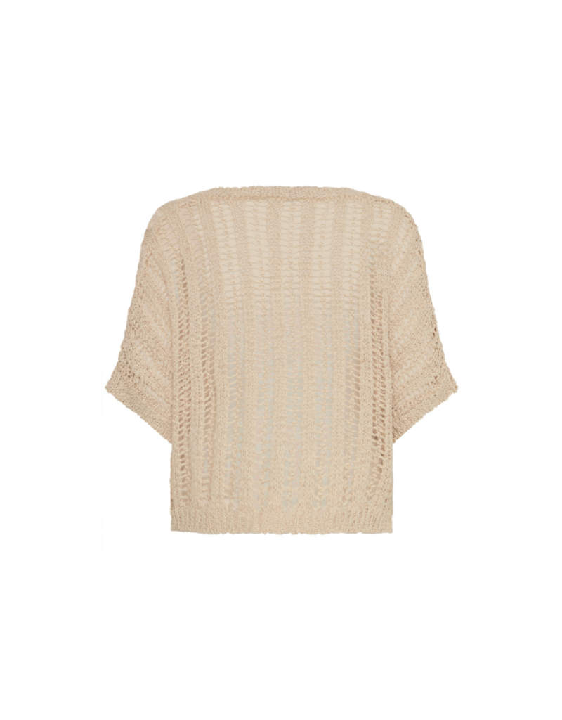b.young Marax V-Neck Jumper in Humus by b.young
