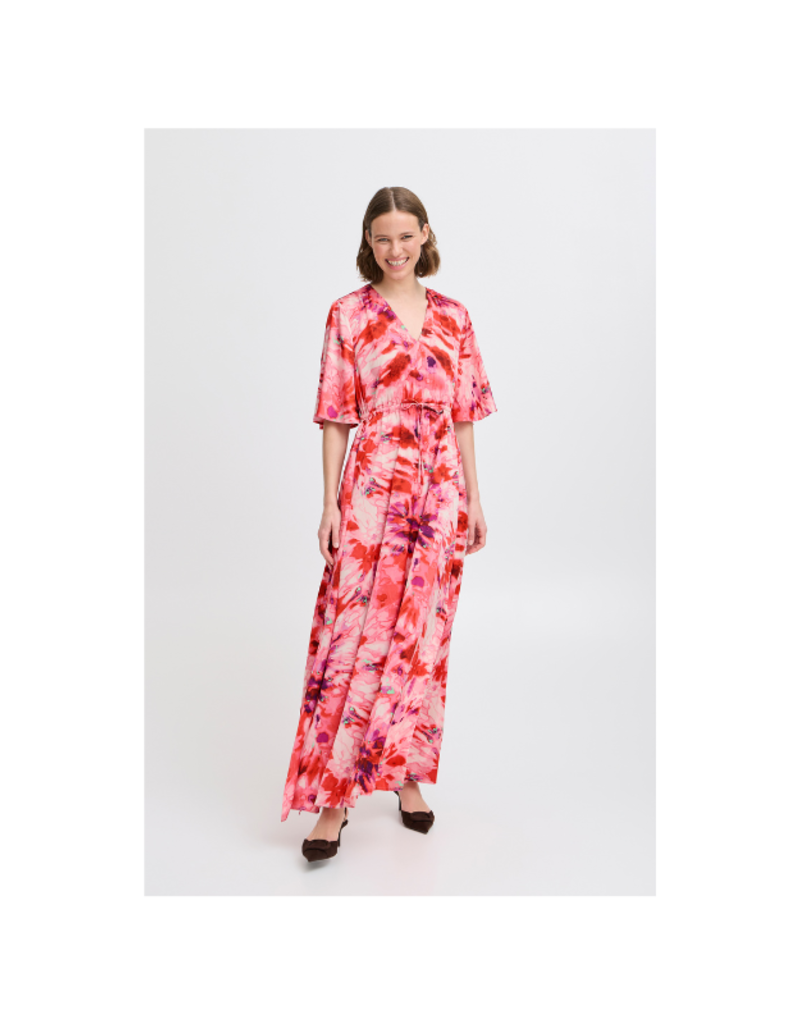 b.young Farinela Dress in Pink Blurry Florals by b.young