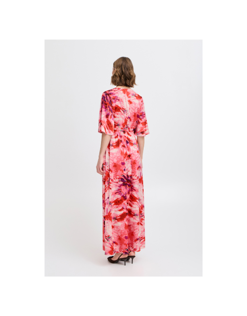 b.young Farinela Dress in Pink Blurry Florals by b.young