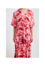 b.young Farinela Dress in Pink Blurry Florals by b.young