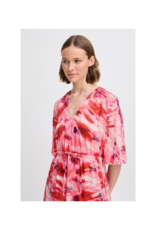 b.young Farinela Dress in Pink Blurry Florals by b.young