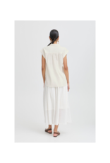 b.young Fry Shirt Blouse in Optical White by b.young