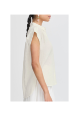 b.young Fry Shirt Blouse in Optical White by b.young