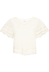 b.young Palora T-shirt in Marshmallow by b.young