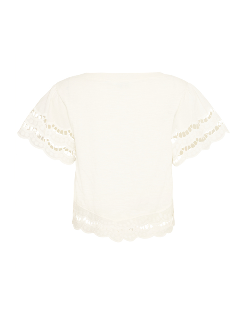 b.young Palora T-shirt in Marshmallow by b.young