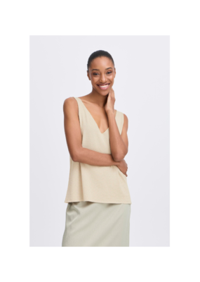 b.young Mobbe Tank in Frosted Almond by b.young