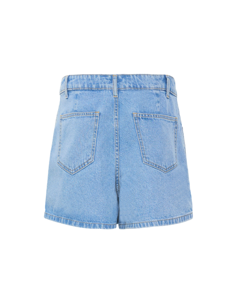 b.young Kallie Denim Skort in Light Blue by b.young