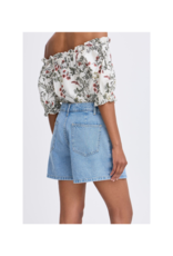 b.young Kallie Denim Skort in Light Blue by b.young