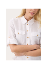 Part Two Rayani Button Down Top in Bright White by Part Two